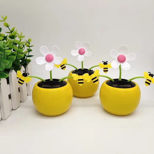 Muñeca Planta Columpio Maceta Solar Abeja