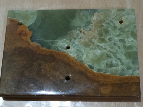 Recorte Mármol Onix Verde Oscuro (Usado)
