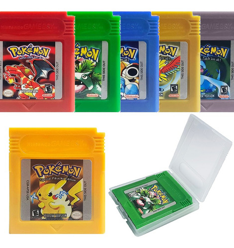 Cartucho Pokémon Cristal Gameboy Color, Español, Repro