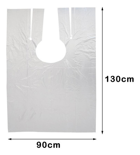 Capas Desechables Para Peluquería En Forma De T, Para Lavar