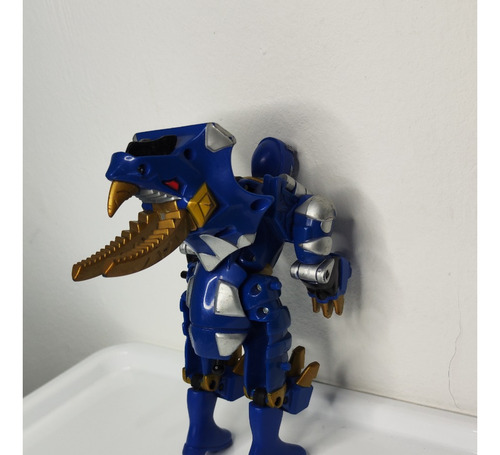 Blue Dino Zord Morphin Ranger 15 Cm Muñeco Dino Trueno (Usado)
