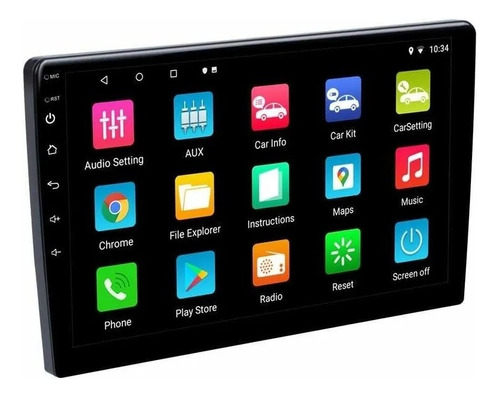 Radio Auto 2 Din Sistema Android 10 Gps  Wifi 10.1'' PuLG
