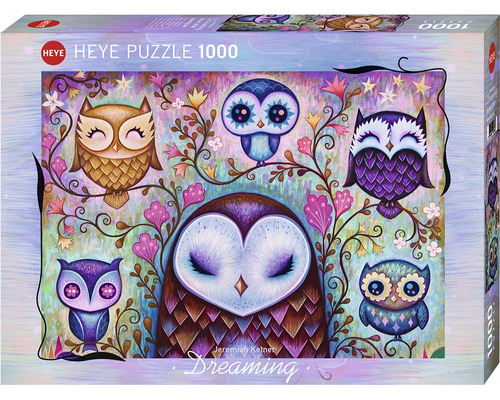 Quebra-cabeça Great Owl Ketner Owl Colors de 1000 peças disponível