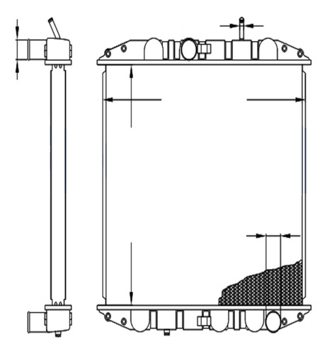 Radiador Mercedes Benz 1414/1721 Fpn/mlk Facorsa Rc3834fa