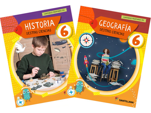 Pack Ciencias Sociales 6 - Destino Ciencias- Santillana