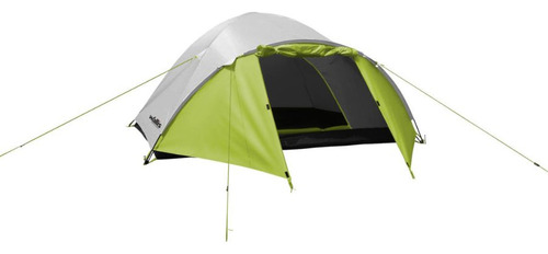 Wallis Pamir 4 Campismo T1786479 casa de campaña para 4 personas color gris y verde
