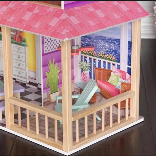Casa De Muñecas Madera Kidkraft Viviana Con Accesorios (Usado)