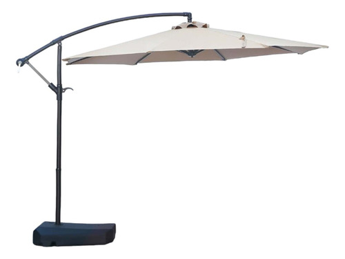 Toldo Quitasol Parasol Lateral 3 M Sombrilla Con Base