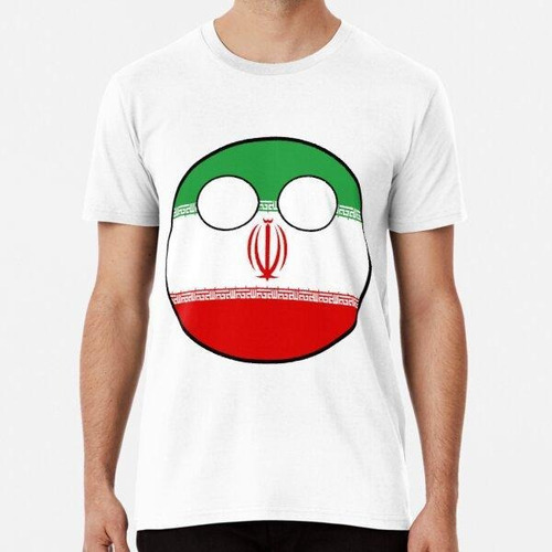 Remera Countryball Länderball Land Heimat Iran Algodon Premi