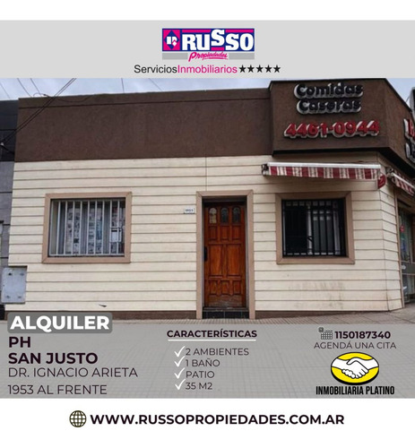 Alquiler Ph 2 Ambientes San Justo