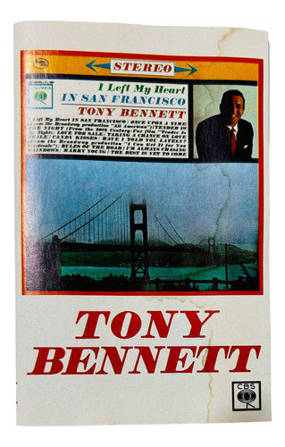 Cassette Tonny Bennetti Left My Heart In San Francisco