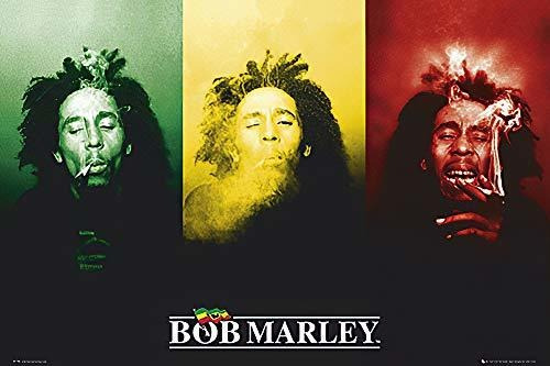 Póster Bob Marley Humo Scorpio