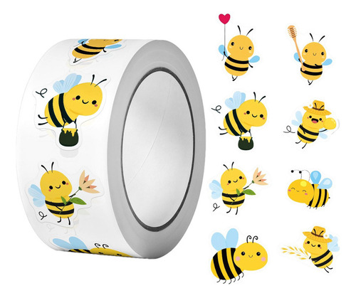 Asd Rollo De Pegatinas De Abejas Pegatinas Y Calcomanías De