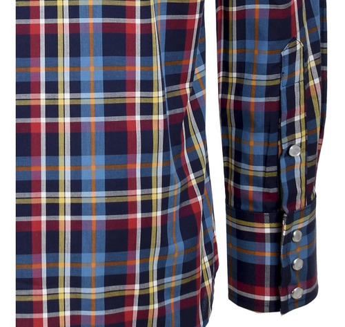Camisa Vaquera Wrangler Hombre Manga Larga U21
