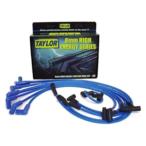 Juego De Cables De Bujías Rapid Fire Mag 462R – 7 Mm Azul – Hecho En EE. UU. – Mejora El Rendimiento De Tu Motor