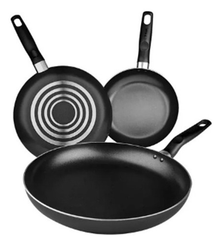 Juego De Sartenes T-fal 0125300 Inicia 20, 24, 30 Cm Ort