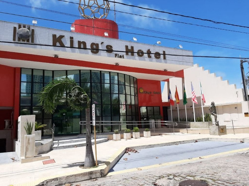 Imagem 2 de 13 de Flat Com 1 Dormitório À Venda, 116 M² Por R$ 400.000,00 - Ponta Negra - Natal/rn - Fl0008