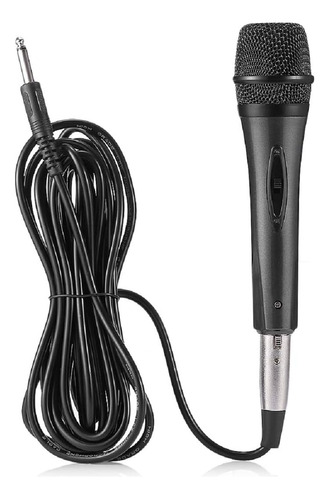 Micrófono De Karaoke Dinámico Con Cable Xlr De Alambre La...