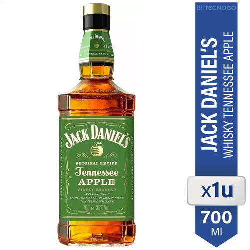 Whisky Jack Daniel´s Old N°7 Tennessee Apple - 01almacen