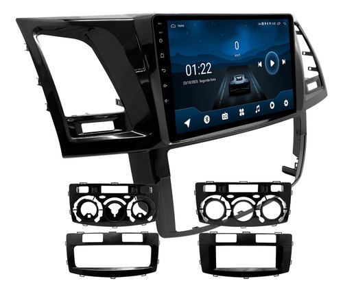 Multimídia Hilux 2010 Ate 2015 Android Auto 64gb 9p 2cam