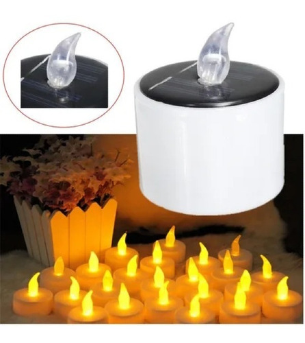Imagen 2 de 4 de 2 Lamparas Solares Con Luz Led Para Jardin