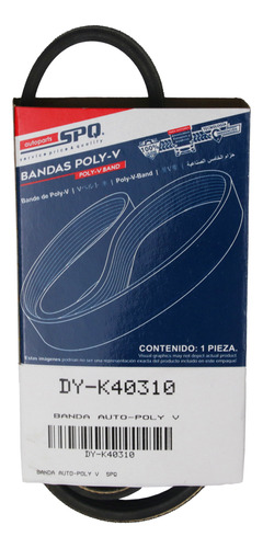 Banda Poly-v Accesorios Chevrolet Matiz G2 1.0 2011 2012