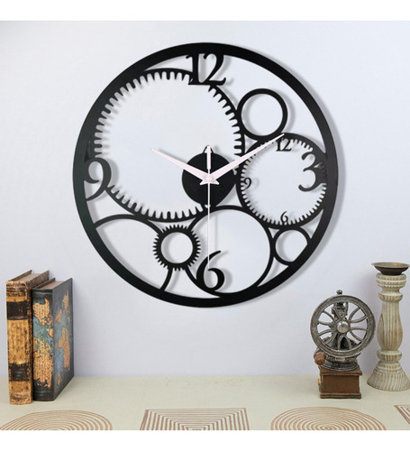 Reloj De Pared Decorativo Reloj Redondo Moderno Estilo A.
