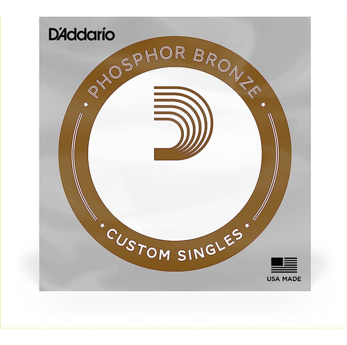 D'addario Pb024 Phosphor Bronze Wound Acoustic Guitar Single