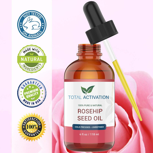 Activación Total Aceite De Semilla Rosehip 100% Pure, Sin Y