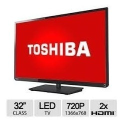 Imagen 2 de 2 de Televisor 32 Led Toshiba Slim 32 Modelo 32l1400.
