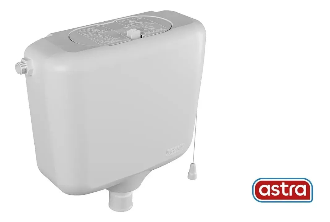 Caixa Descarga Plastica Astra 6 a 9 Litros