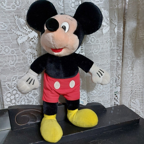 Mickey Pelúcia Disneyland Antigo 40cm