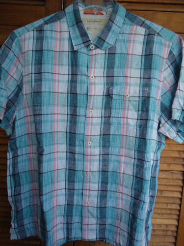 Tommy Bahama Camisa Talla Xl Modern Fit 100% Lino