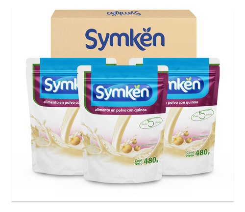 3-pack Leche De Quinoa En Polvo | Bolsa De 480g | Symken