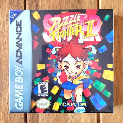 Jogo Super Puzzle Street Fighter Ii - Game Boy Advance Gba