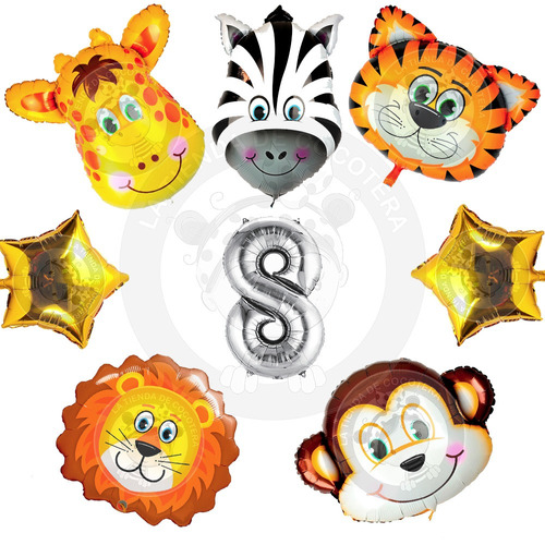  Globos Animales Safari Circo Ver Detalles