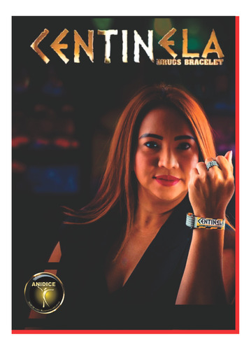 Pulsera Centinela Detectora De Drogas En Bebidas Alcohólicas