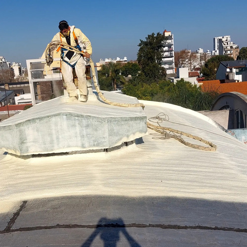 Espuma De Poliuretano Aislacion Termina Proyectada