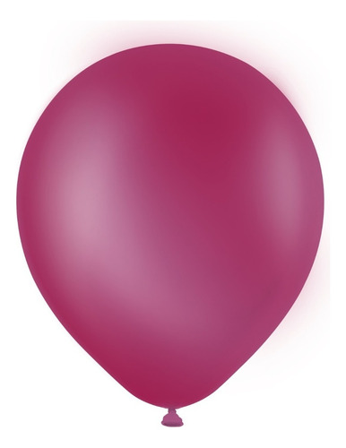 Globos Metalicos Lucky Balloons #9, 100 Piezas Por Bolsa Color Fiusha