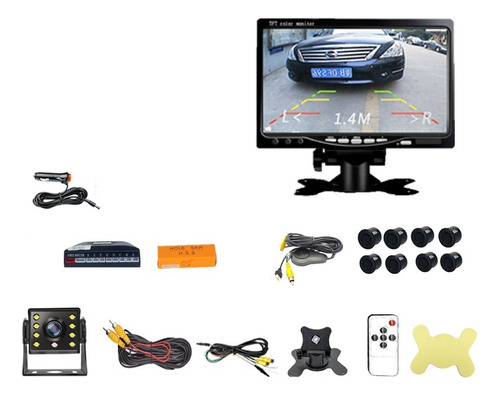 Cámara De Visión Trasera For Automóvil Con Monitor Pantalla1