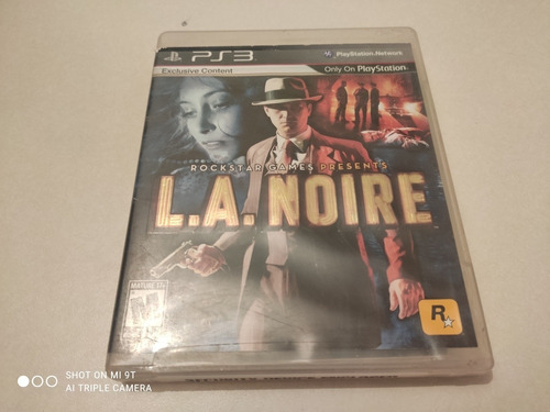 La Noire Ps3 Playstation 3