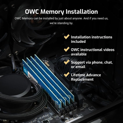 Owc 256gb (8x32gb) Ddr4 2666mhz Pc4-21300 Cl19 2rx8 Ecc