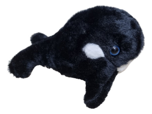 Orca De Peluche Ballena Chica 18cm Animales Marinos 10818xs