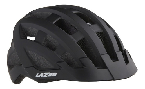 Casco Lazer Petit Dlx Black + Led (50-56)