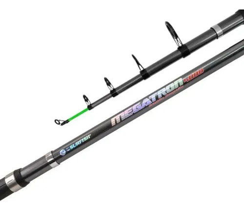 Caña Telescopica Surfish Megatron 3.60 Metros 100-150 Gr Pesca Lance Costa Color Gris