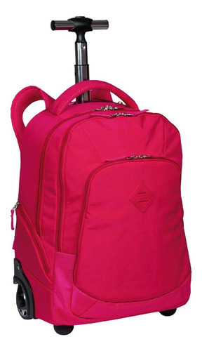 Mochila Carrinho 2 Em 1 Rolling Crinkle Pink - Sestini