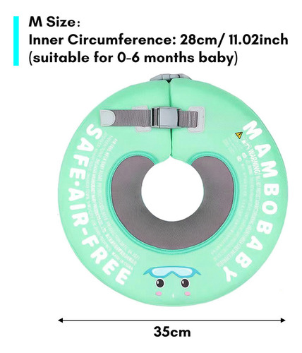 Anillo De Natación Para Cuello, Flotador Para Bebés, Piscina