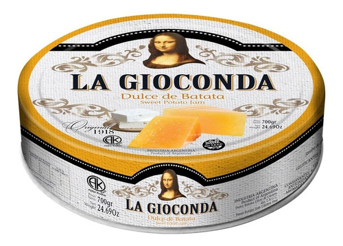 Dulce De Batata X700g En Lata - La Gioconda (3 Unidades)