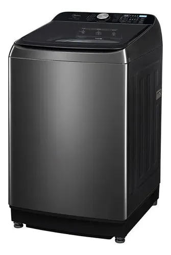 Lavadora De Roupas Midea 14,5 Kg Wave Impeller Titanium 127v 110v Preto