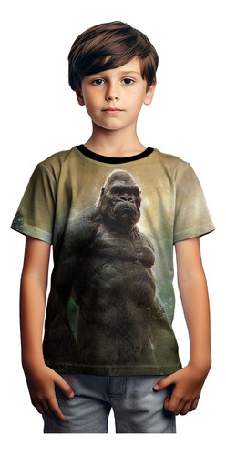 Playera Niños King Kong Moda Full Print
